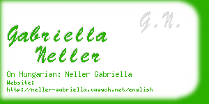 gabriella neller business card